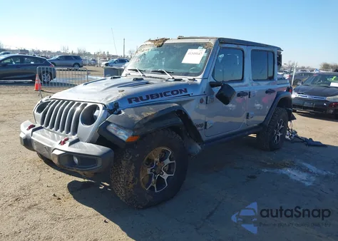 2021 Jeep Wrangler Unlimited Rubicon 4X4 z USA, uszkodzony, nr VIN 1C4HJXFN2MW727445